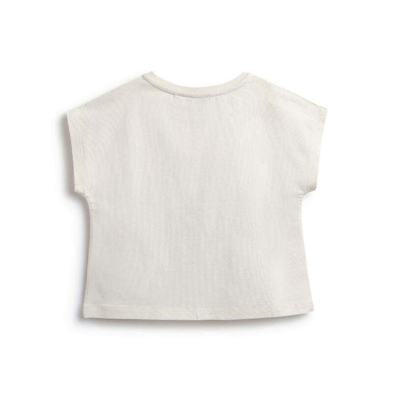 Girls Light Natural Printed Short Sleeve T-Shirt image number 1